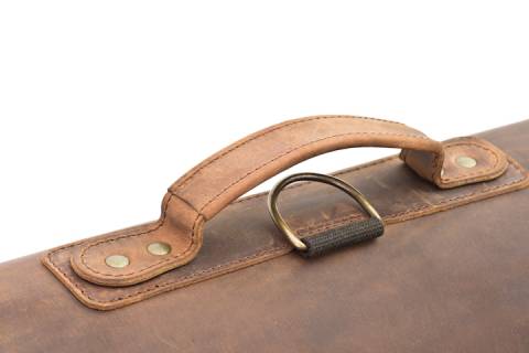 Schultertasche Naturleder 38 cm - 3 Farben - Bild: a2